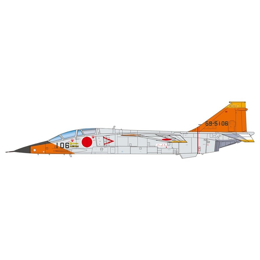 プラッツ 1/72 航空自衛隊 FS-T2改 スケールプラモデル AC-25