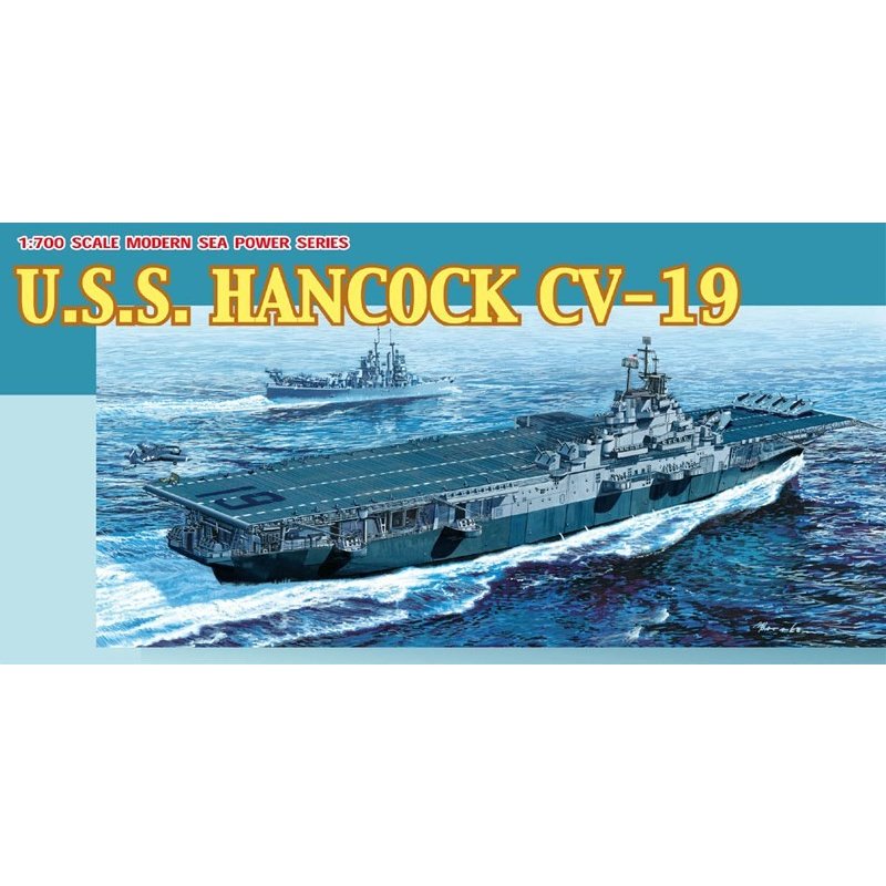 ドラゴン 1/700 アメリカ海軍 航空母艦 U.S.S.ハンコックCV-19