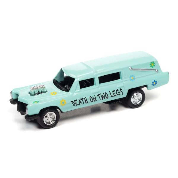 1/64 Haulin hease 霊柩車 ライトティール ブルー系 完成品ミニカー JLSP180B 【在庫品】