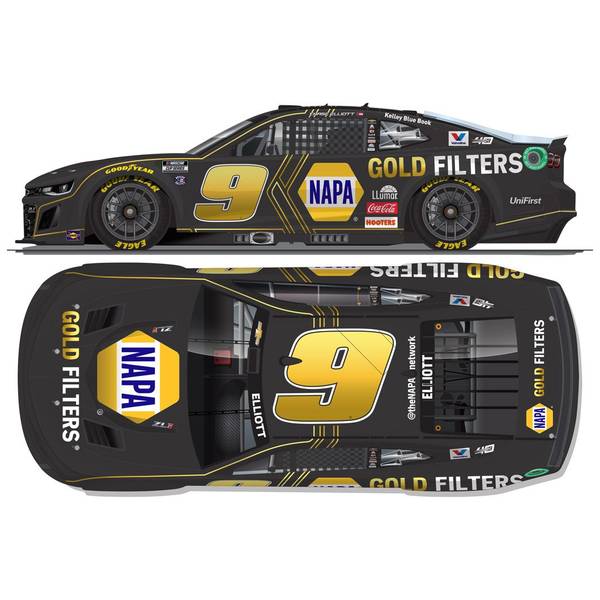 ライオネルレーシング 1/64 シボレー カマロ ZL1 No.9 NAPA GOLD FILTERS 2024 NASCAR C.エリオット 完成品ミニカー LR307826