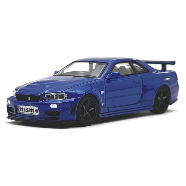 マンモスカード赤　青　nichiyo 9月予約】京商 1/64 [MOTN] ニッサン ニスモ R34 GT-R Z-tune LED
