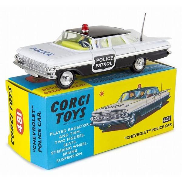 10月予約】コーギー 1/50 シボレー パトカー #481 完成品