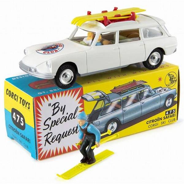 コーギー ビーチバギーアンドボート アサヒ玩具 レトロ 10月予約】コーギー 1/48 シトロエン サファリ コーギー スキー