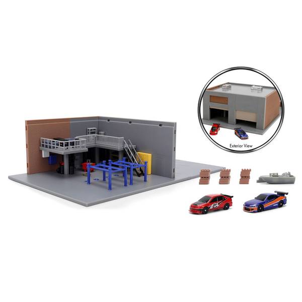 1月予約】JADATOYS Nano F&F TOKYO DRIFT ハン ガレージ ジオラマ