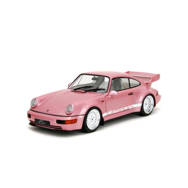 1月予約】JADATOYS 1/18 ポルシェ 911 カレラ RS 964 ピンク 完成品