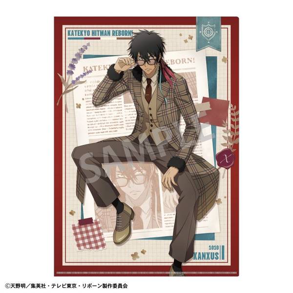 【5月予約】家庭教師ヒットマンREBORN! A4シングルクリアファイル XANXUS／英国ファッション キャラグッズ 224653