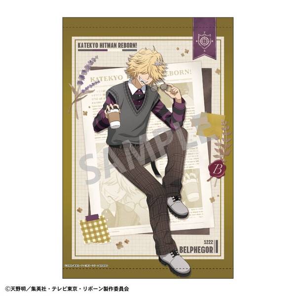 【5月予約】家庭教師ヒットマンREBORN! B2タペストリー ベルフェゴール／英国ファッション キャラグッズ 224663