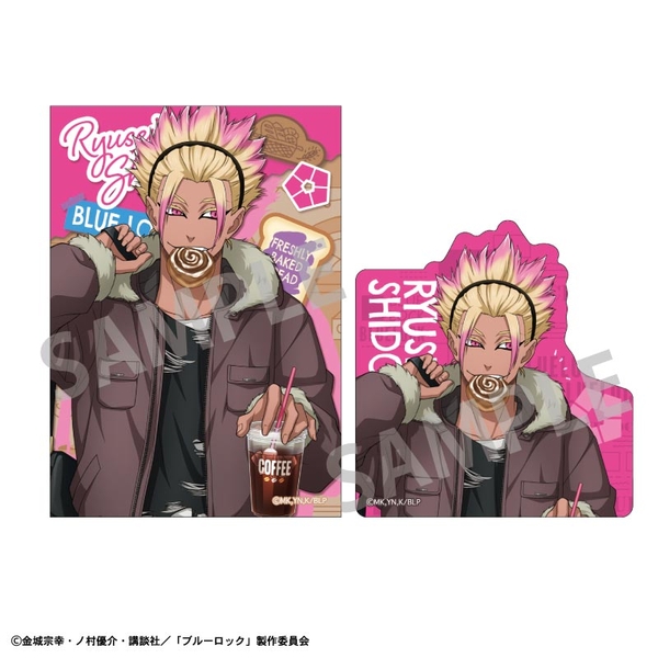 ブルーロック ステッカーセット 士道 龍聖／焼きたてパンとテイクアウトドリンク