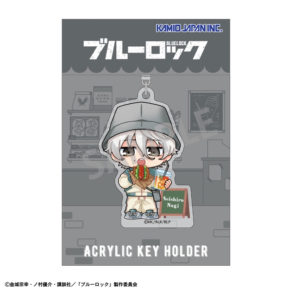 ブルーロック アクリルキーホルダー 凪 誠士郎／焼きたてパンとテイクアウトドリンク 描き起こし