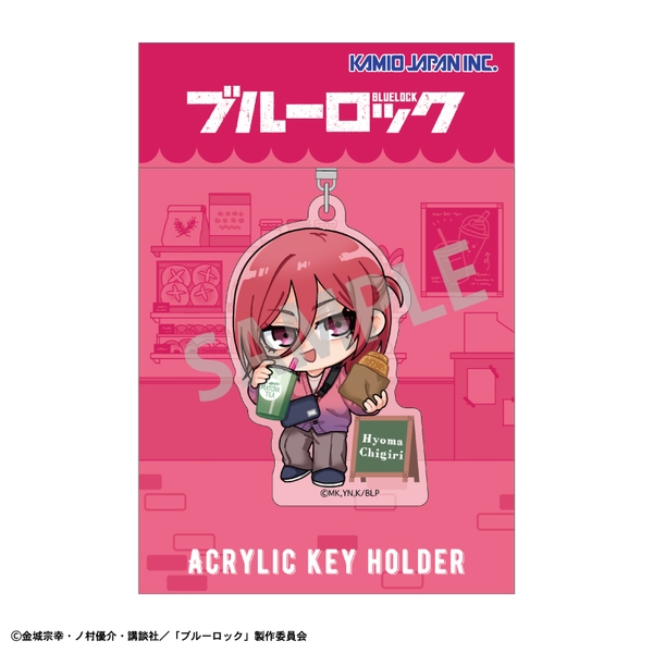 ブルーロック アクリルキーホルダー 千切 豹馬／焼きたてパンとテイクアウトドリンク 描き起こし