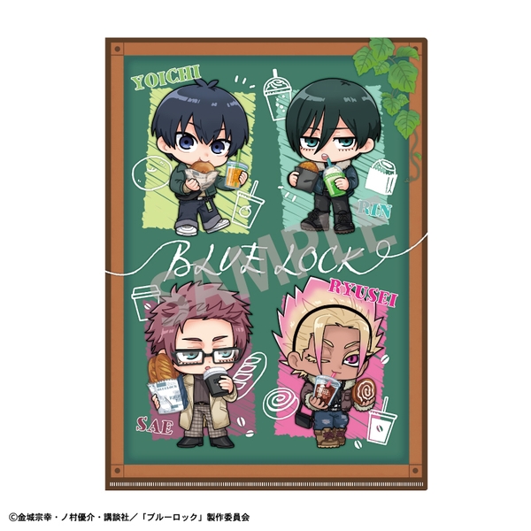 ブルーロック A4シングルクリアファイル A／焼きたてパンとテイクアウトドリンク 描き起こし