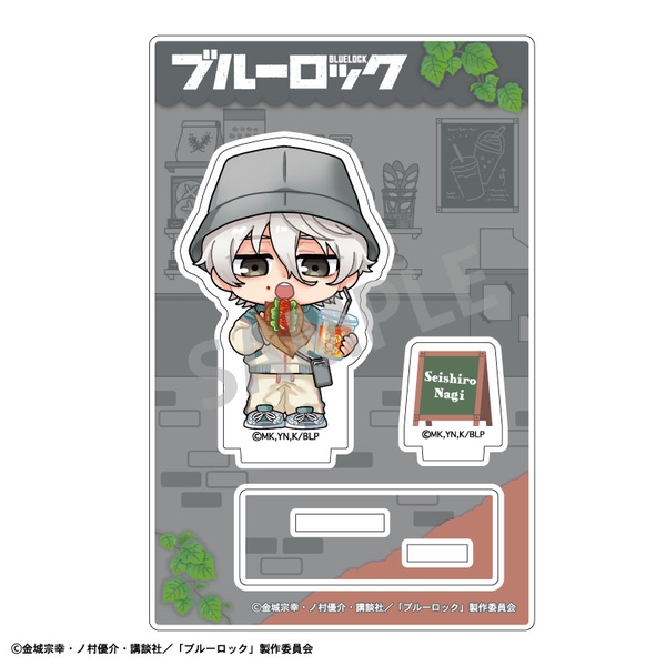 ブルーロック ミニアクリルスタンド 凪 誠士郎／焼きたてパンとテイクアウトドリンク 描き起こし