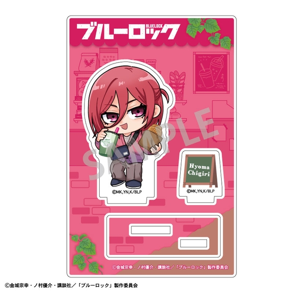 ブルーロック ミニアクリルスタンド 千切 豹馬／焼きたてパンとテイクアウトドリンク 描き起こし