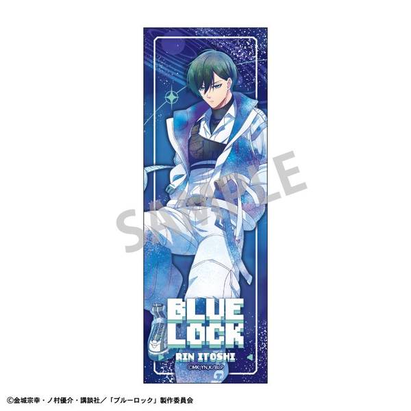 【11月予約】ブルーロック ロングスクエア缶バッジ 糸師 凛／サイバーパンクリバイバル カミアニTOUCH キャラグッズ 4550432305755