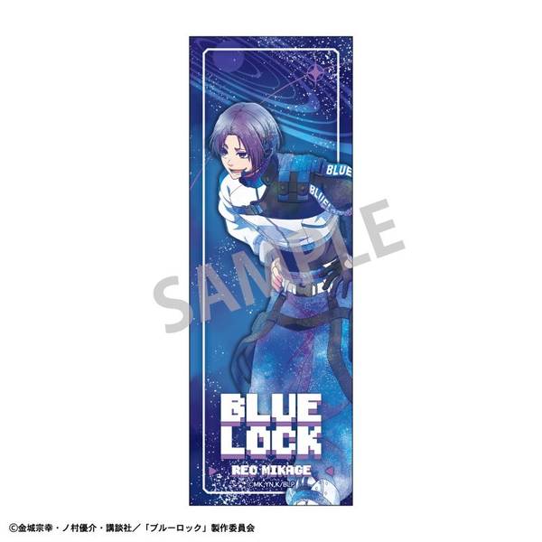【11月予約】ブルーロック ロングスクエア缶バッジ 御影 玲王／サイバーパンクリバイバル カミアニTOUCH キャラグッズ 4550432305809