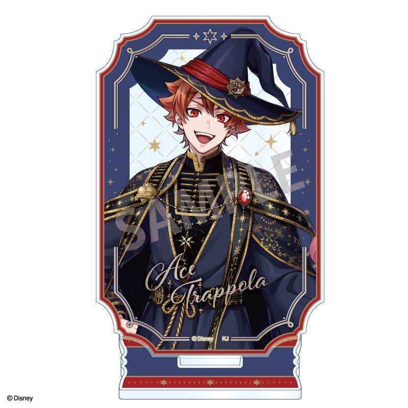 【3月予約】『ディズニー ツイステッドワンダーランド』 レイヤードアクリルスタンド エース・トラッポラ／ブルームバースデーver. キャラグッズ 4550432316195