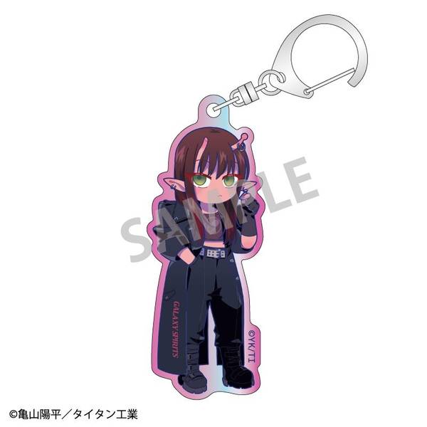 【3月予約】銀河特急 ミルキー☆サブウェイ オーロラアクリルキーホルダー アカネ キャラグッズ 4550432318786
