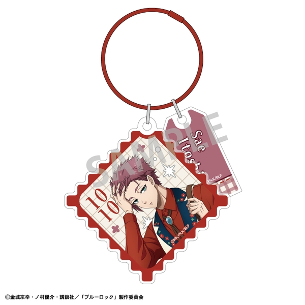 ブルーロック ワイヤーリングアクリルキーホルダー 糸師 冴／カントリーファッション