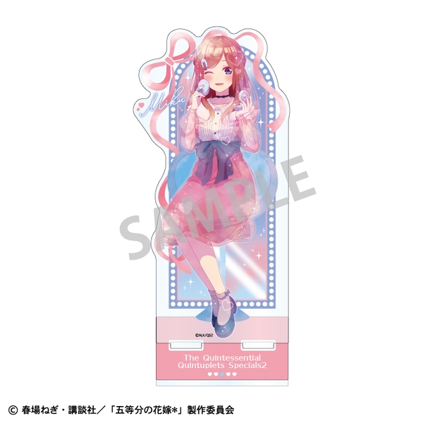 五等分の花嫁＊ アクリルスタンド 中野三玖／メイクアップ カミアニTOUCH