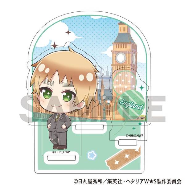 小物(キャラクター)　イギリス アクリルジオラマスタンド 「ヘタリア World☆Stars」 ヘタリア World☆Stars ジオラマアクリルスタンド イギリス ちま