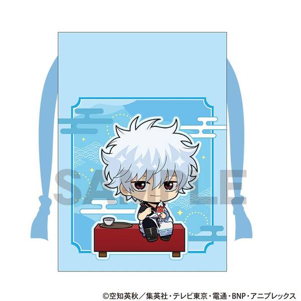 銀魂 巾着 坂田銀時 ひとやすみ ミニキャラ | 4550451328964 | ポスト