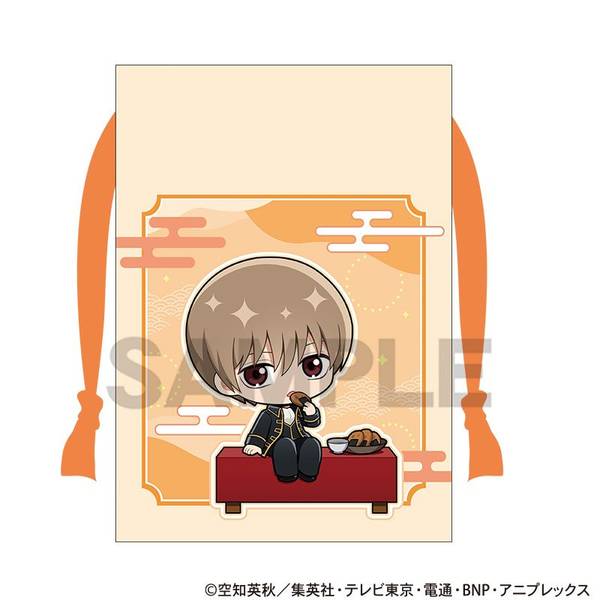 【11月予約】銀魂 巾着 沖田総悟 ひとやすみ ミニキャラ キャラグッズ 4550451329008
