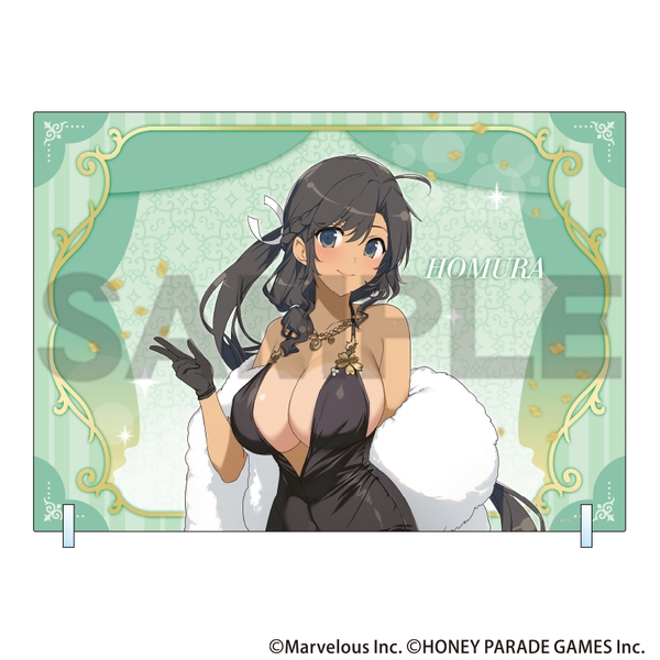 シノビマスター 閃乱カグラ NEW LINK A4アクリルパネル 焔 パーティードレス