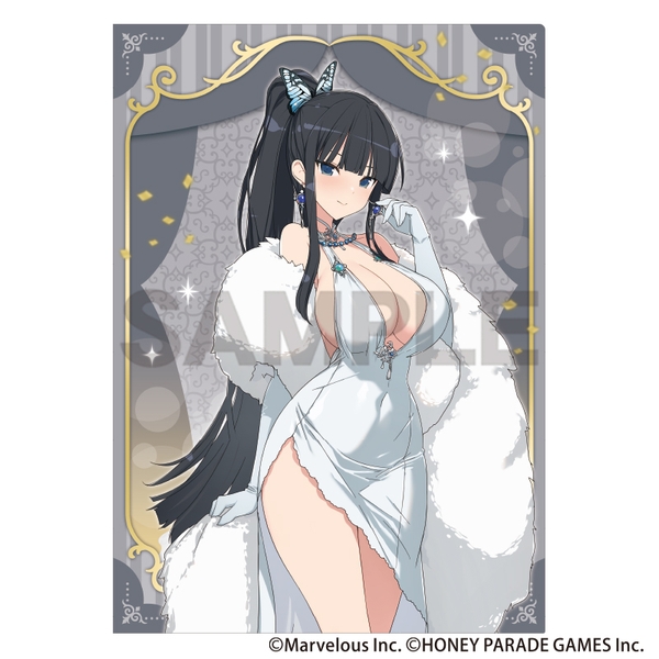 シノビマスター 閃乱カグラ NEW LINK シングルクリアファイル 斑鳩 パーティードレス
