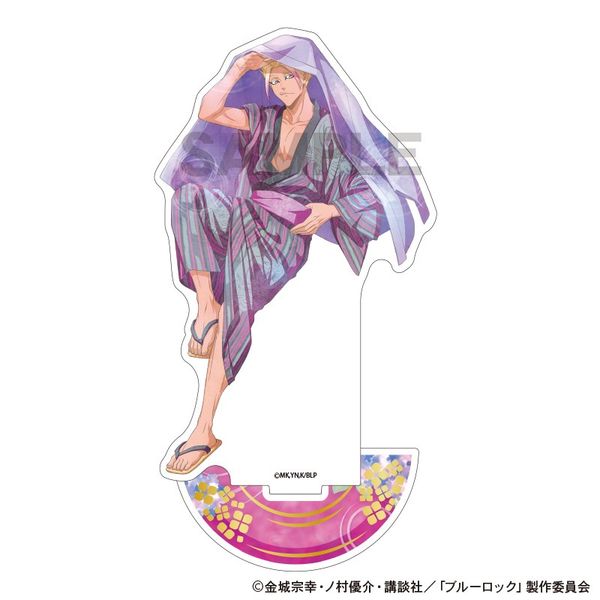 【4月予約】ブルーロック 箔押しアクリルスタンド 士道龍聖 五月雨 ニュアンスカラー キャラグッズ 4550451394587
