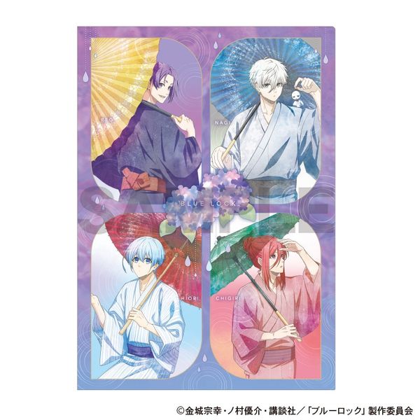 【4月予約】ブルーロック シングルクリアファイル 五月雨 ニュアンスカラー 紫 キャラグッズ 4550451394600