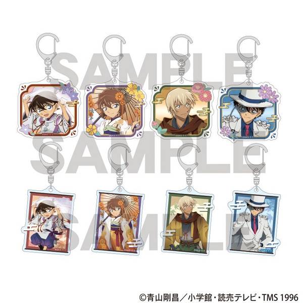 【1月予約】名探偵コナン トレーディングアクリルキーホルダー 秋の華和装 8個入BOX キャラグッズ 4550451901587