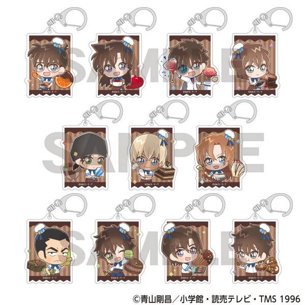 【3月予約】名探偵コナン トレーディングアクリルキーホルダー きゃらペコ ショコラティエ 11個入BOX キャラグッズ 4550451902683
