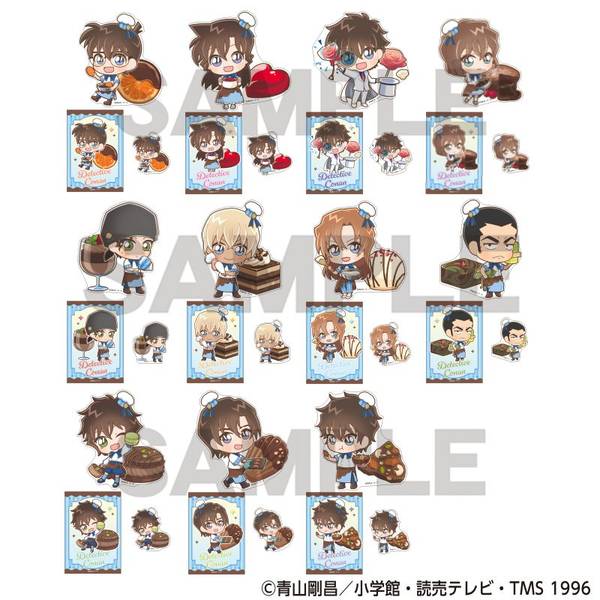 【3月予約】名探偵コナン トレーディングステッカー きゃらペコ ショコラティエ 11個入BOX キャラグッズ 4550451902706