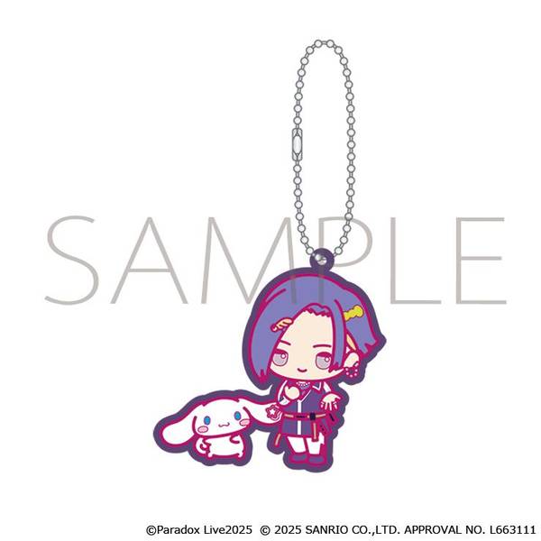 【12月予約】Paradox Live ラバーキーホルダー／呉羽 葵×シナモロール サンリオキャラクターズ キャラグッズ 4550621053269
