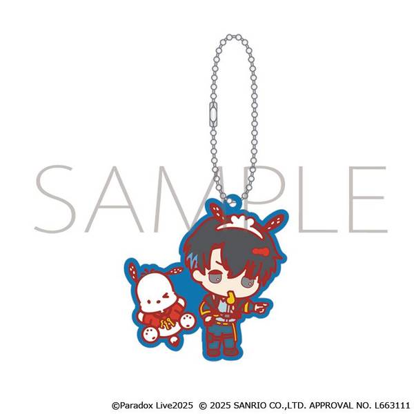 【12月予約】Paradox Live ラバーキーホルダー／犬飼 憂人×ポチャッコ サンリオキャラクターズ キャラグッズ 4550621053337