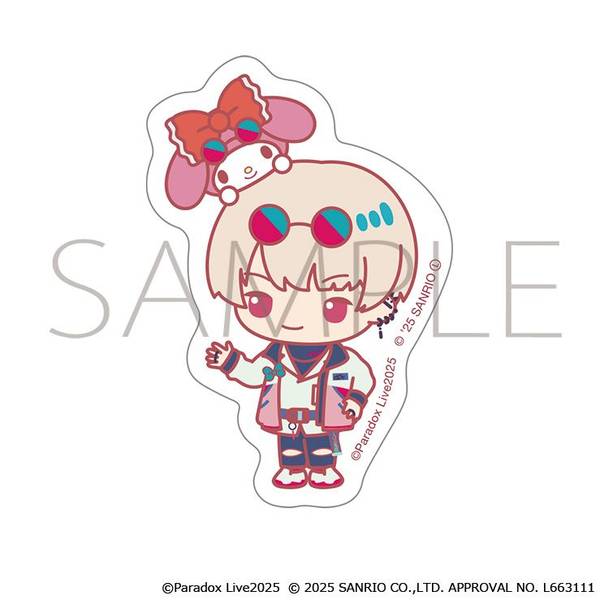【11月予約】Paradox Live ステッカー／燕 夏準×マイメロディ サンリオキャラクターズ キャラグッズ 4550621053382