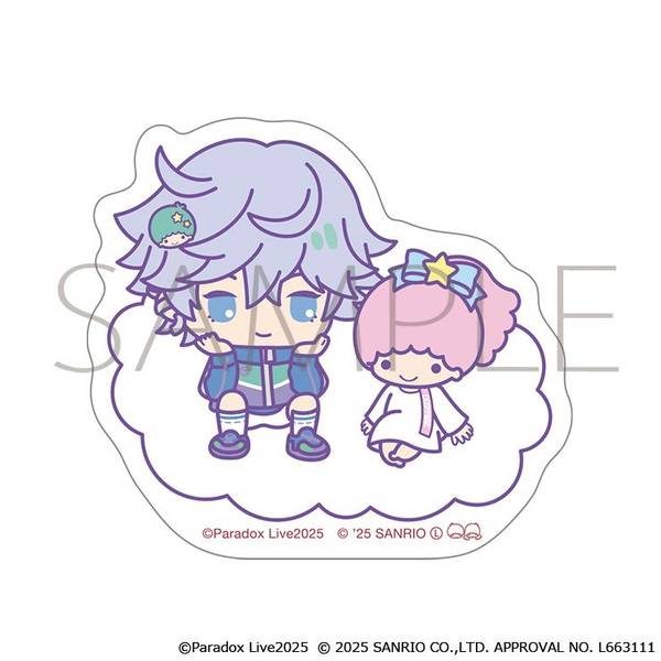 【11月予約】Paradox Live ステッカー／矢戸乃上 那由汰×リトルツインスターズ サンリオキャラクターズ キャラグッズ 4550621053450