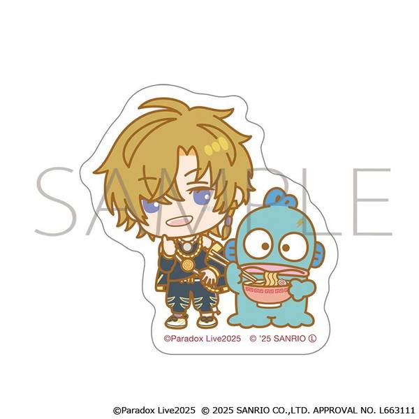 【11月予約】Paradox Live ステッカー／九頭竜 智生×ハンギョドン サンリオキャラクターズ キャラグッズ 4550621053511