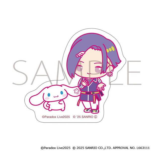 【11月予約】Paradox Live ステッカー／呉羽 葵×シナモロール サンリオキャラクターズ キャラグッズ 4550621053559