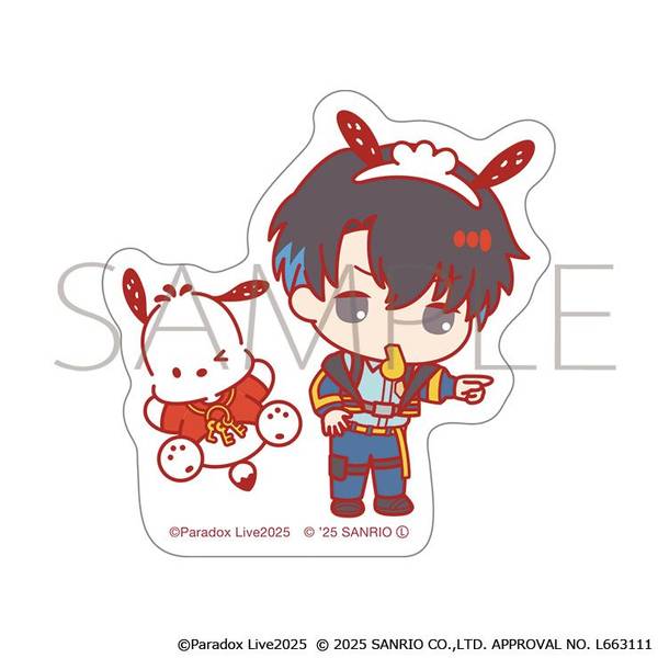 【11月予約】Paradox Live ステッカー／犬飼 憂人×ポチャッコ サンリオキャラクターズ キャラグッズ 4550621053627