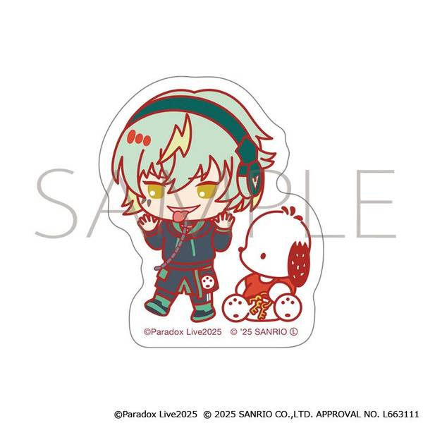 【11月予約】Paradox Live ステッカー／御子柴 賢太×ポチャッコ サンリオキャラクターズ キャラグッズ 4550621053658