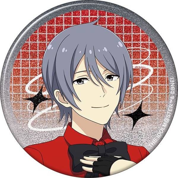 【8月予約】アイドルマスター SideM グリッター缶バッジ／榊夏来 サマーマーケット キャラグッズ 4550621347306