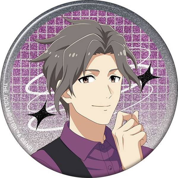 【8月予約】アイドルマスター SideM グリッター缶バッジ／神谷幸広 サマーマーケット キャラグッズ 4550621347337