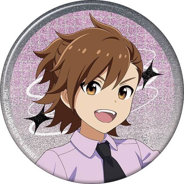 【8月予約】アイドルマスター SideM グリッター缶バッジ／橘志狼 サマーマーケット キャラグッズ 4550621347399