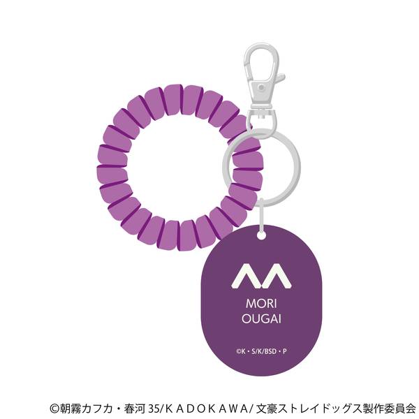 【9月予約】文豪ストレイドッグス ロッカーキー風キーホルダー／森鴎外(九州めぐり) キャラグッズ 4550621385810