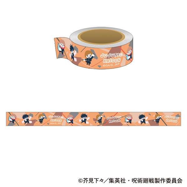 呪術廻戦 第2期 マスキングテープ／虎杖・伏黒・釘崎 ゆるパレット