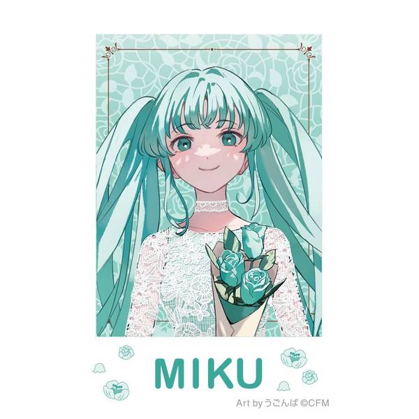 【11月予約】初音ミクシリーズ チェキプリント／初音ミク パーティードレス Art by うごんば キャラグッズ 4550621397707