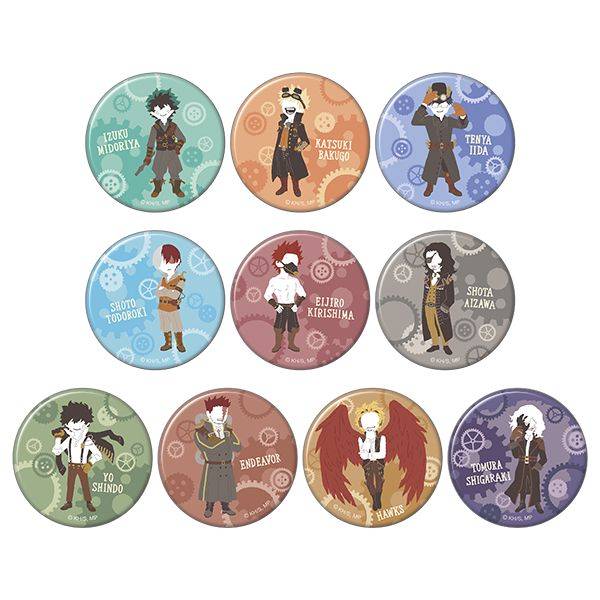 僕のヒーローアカデミア 缶バッジコレクション／ゆるパレット 10個入