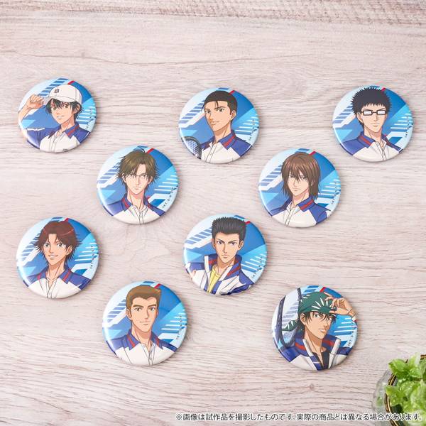 テニスの王子様　キャラバッジコレクション　5box 新テニスの王子様 キャラバッジコレクション／青学 9個入BOX