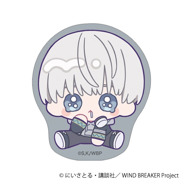 WIND BREAKER ステッカー／梶 蓮 みにぴえんず